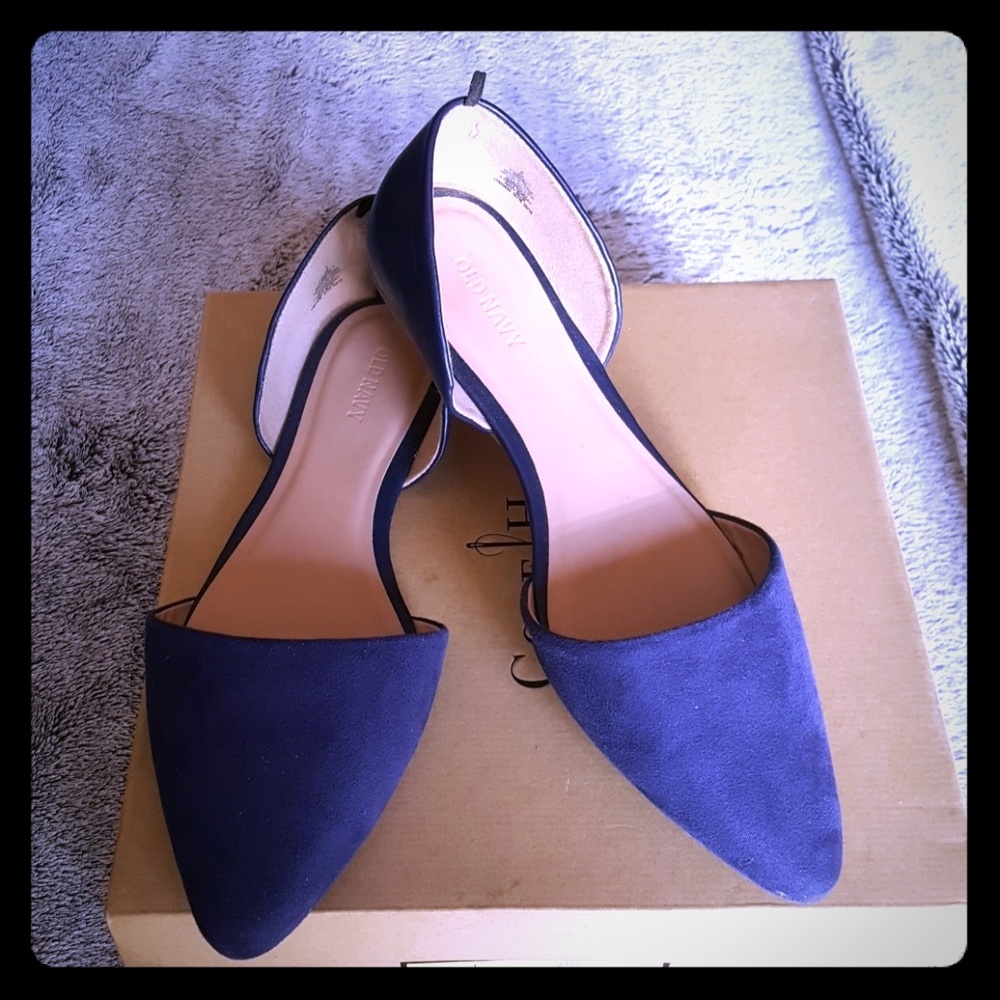 Navy Blue Flats
